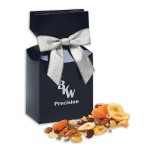 Promotional Navy Blue Gift Box w/Western Trail Mix