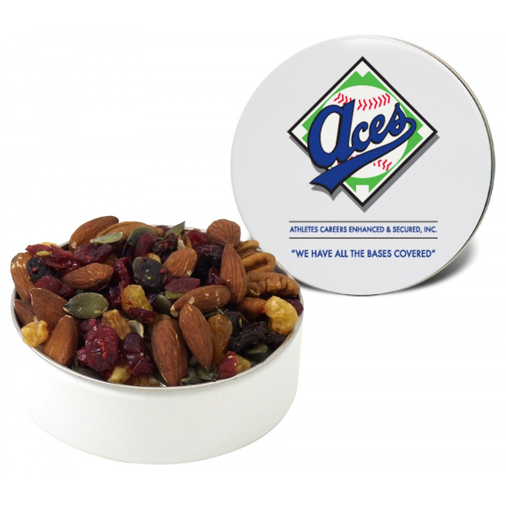Cranberry Nut Mix (4 oz.) - Petite Tin Custom Printed Cranberry Nut Mix (4 oz.) - Petite Tin Custom Printed