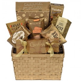 Promotional Snack Temptation Basket  Promotional Snack Temptation Basket