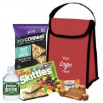 Custom Printed Snack Filled Tote (Red)