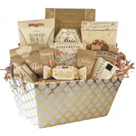 Promotional Golden Gourmet Basket  Promotional Golden Gourmet Basket