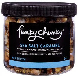 Promotional Funky Chunky Sea Salt Caramel 8oz Mini Canister