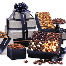 Kosher Sumptuous Delights Tower with Logo  Kosher Sumptuous Delights Tower with Logo