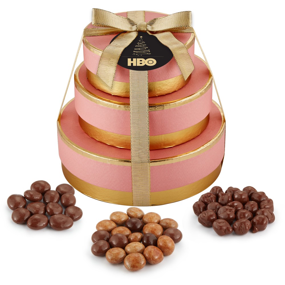 Dylan's Candy Bar - Gold Collection Tower - Salty & Sweet Mix Custom Imprinted Dylan's Candy Bar - Gold Collection Tower - Salty & Sweet Mix Custom Imprinted