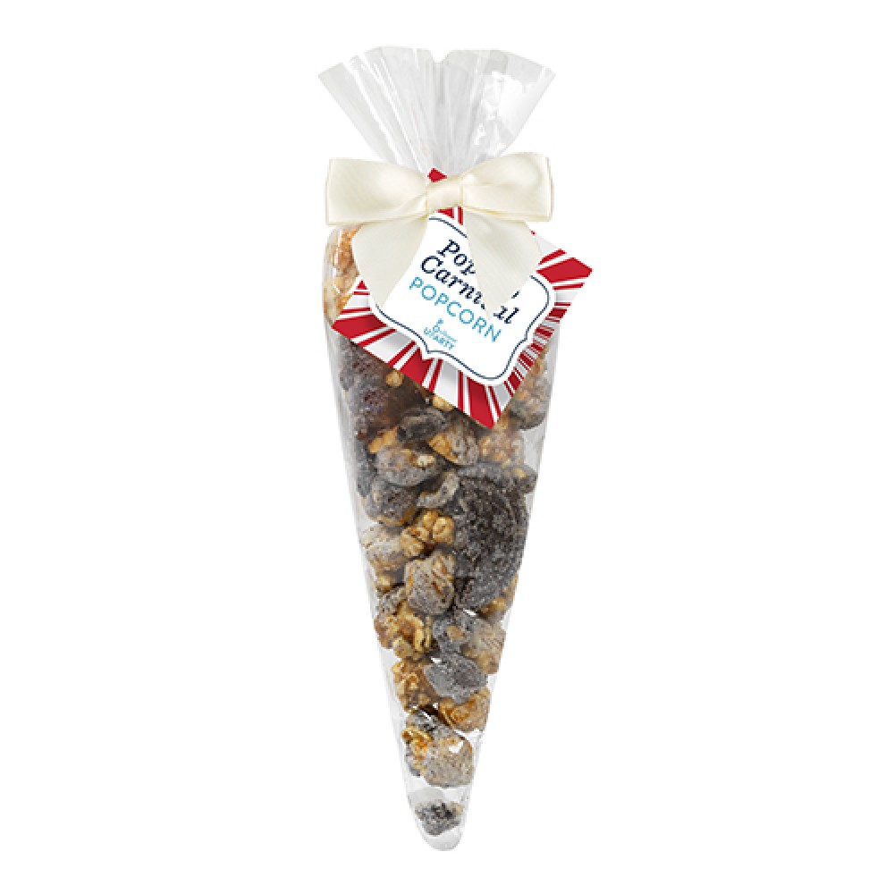 Cookies & Cream Popcorn Cone Bag (small) Custom Imprinted