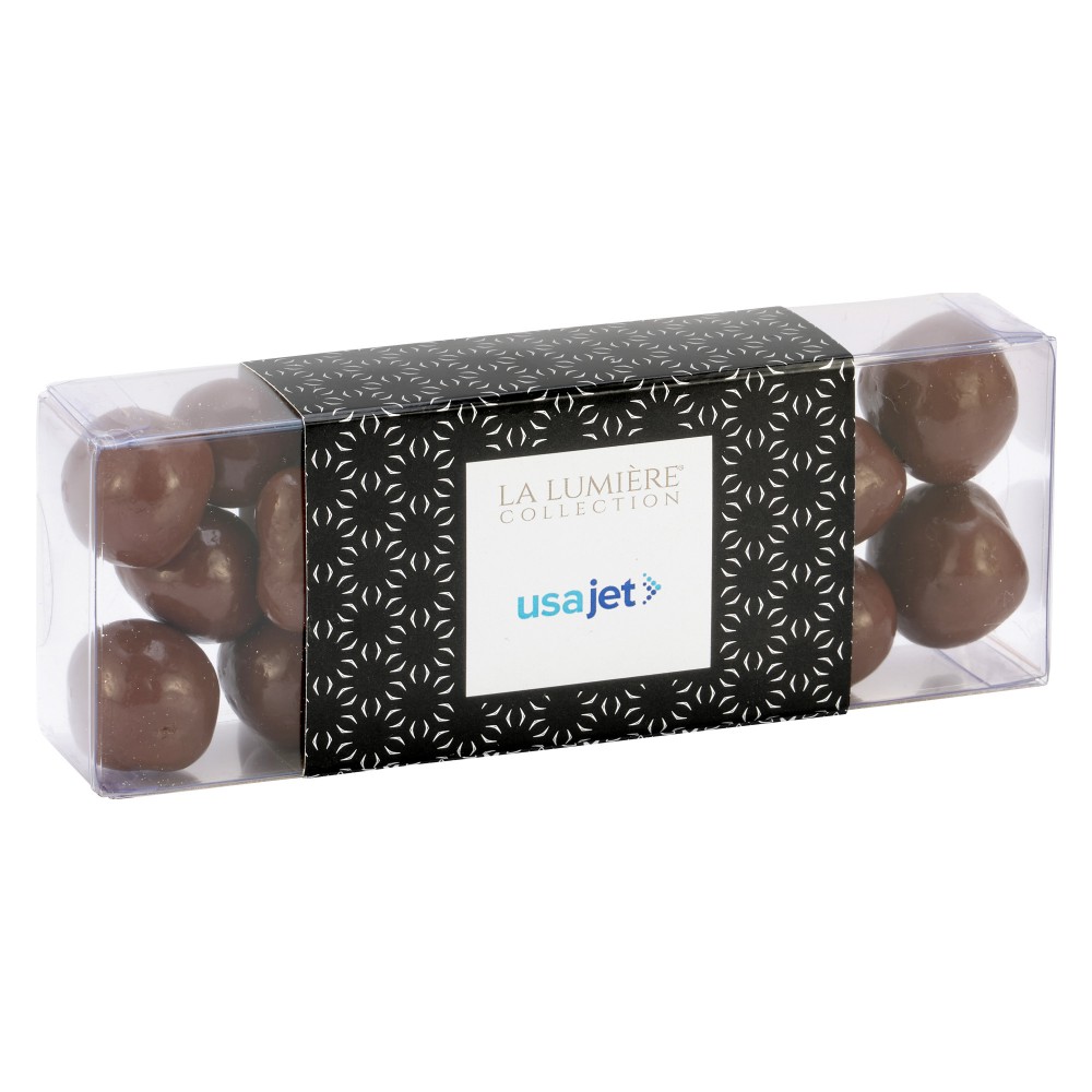 La Lumiere Collection - The Chic Gift Box - Milk Chocolate Sea Salt Caramel Popcorn Logo Branded