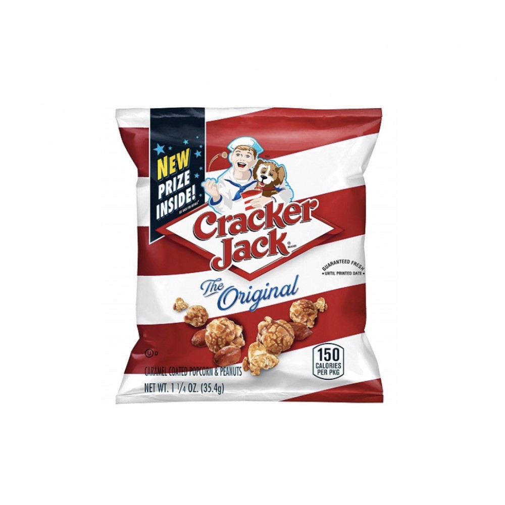 Custom Imprinted Cracker Jack Original Snack Bag with Prize