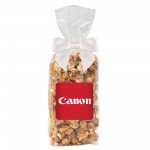 Logo Branded Gourmet Popcorn Gift Bag - Hot Chocolate Peppermint Popcorn