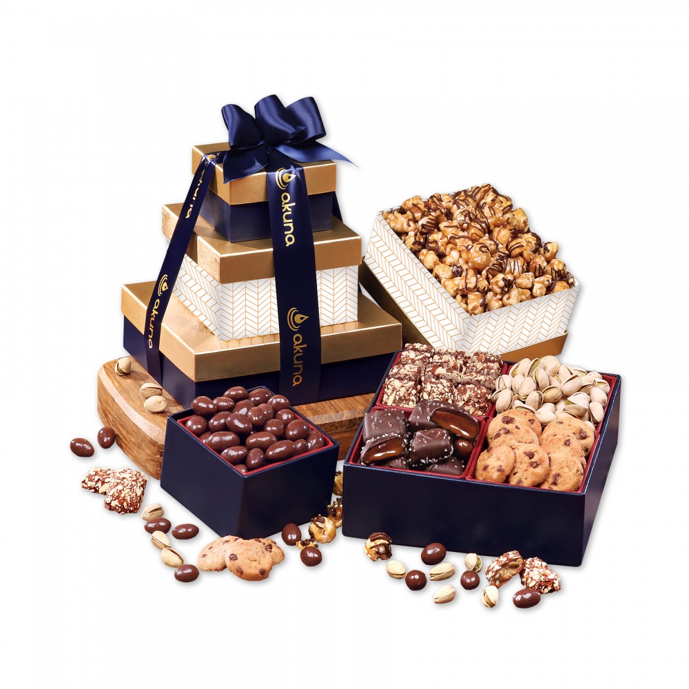 Sweet & Salty Sampler Tower Logo Branded