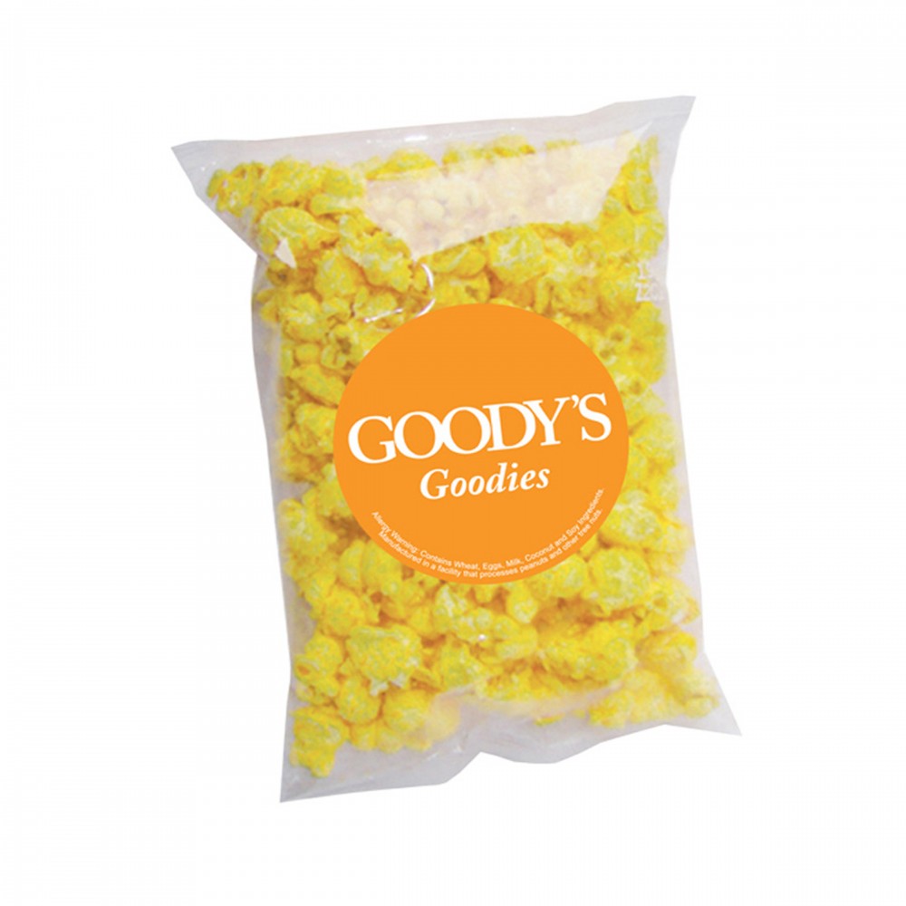 Gourmet Popcorn Single Logo Branded