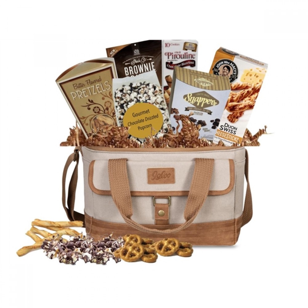 Igloo Cooler with Gourmet Snacks Custom Imprinted Igloo Cooler with Gourmet Snacks Custom Imprinted