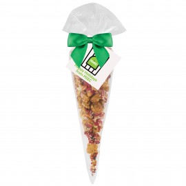 Christmas Crunch Popcorn Cone Bag (small) Logo Branded