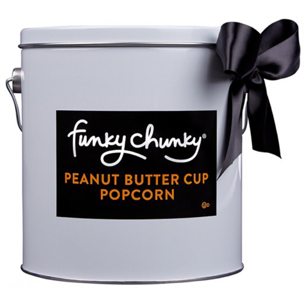 Custom Printed Funky Chunky Peanut Butter Cup Pail Gift Tin
