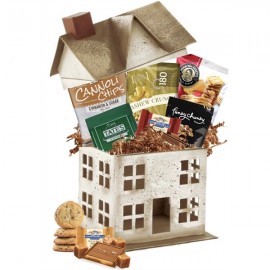 Custom Printed Rainbow Basket of Snacks