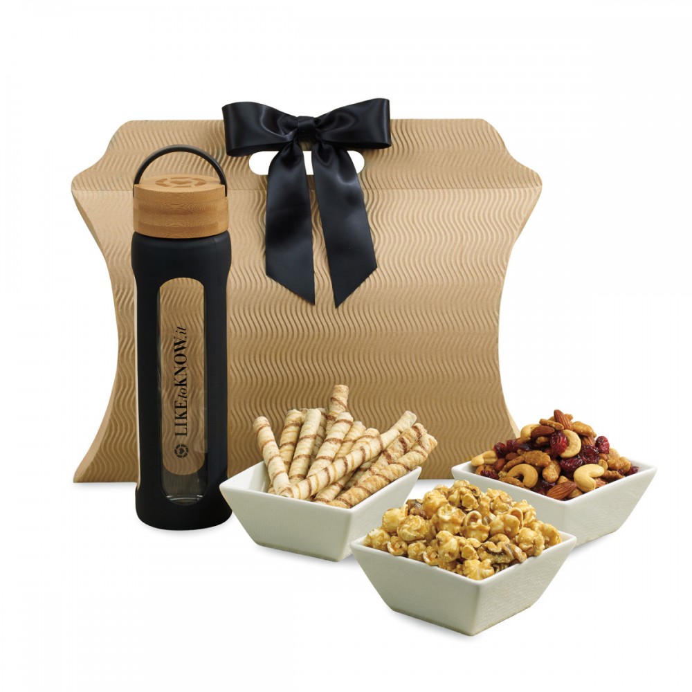 Bali Retreat & Relax Treats Tote - Natural-Black Logo Branded Bali Retreat & Relax Treats Tote - Natural-Black Logo Branded