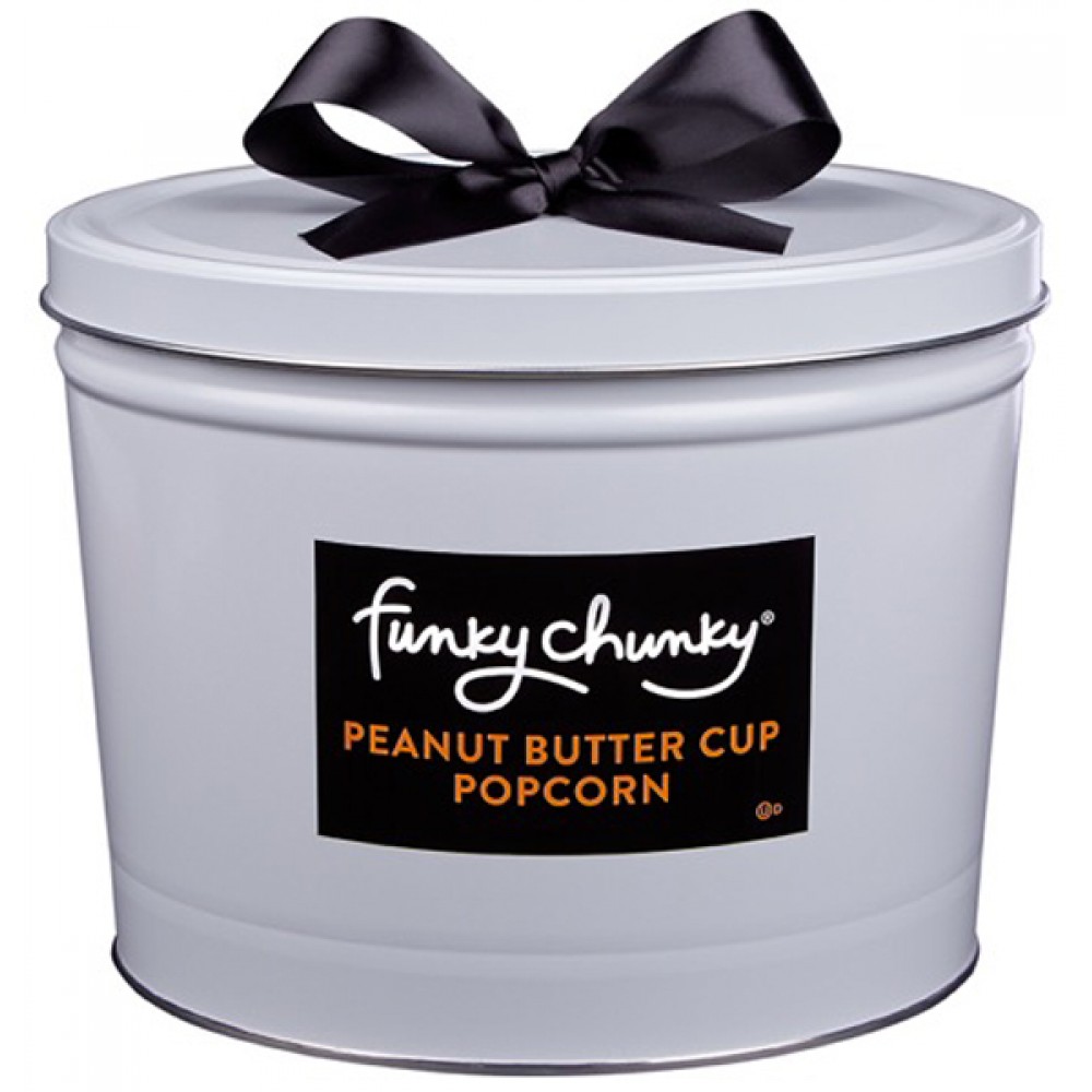Funky Chunky Peanut Butter Cup Deluxe Gift Tin Logo Branded