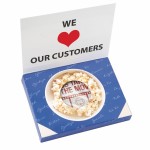 Promotional Greeting Card Box with Microwave Popcorn