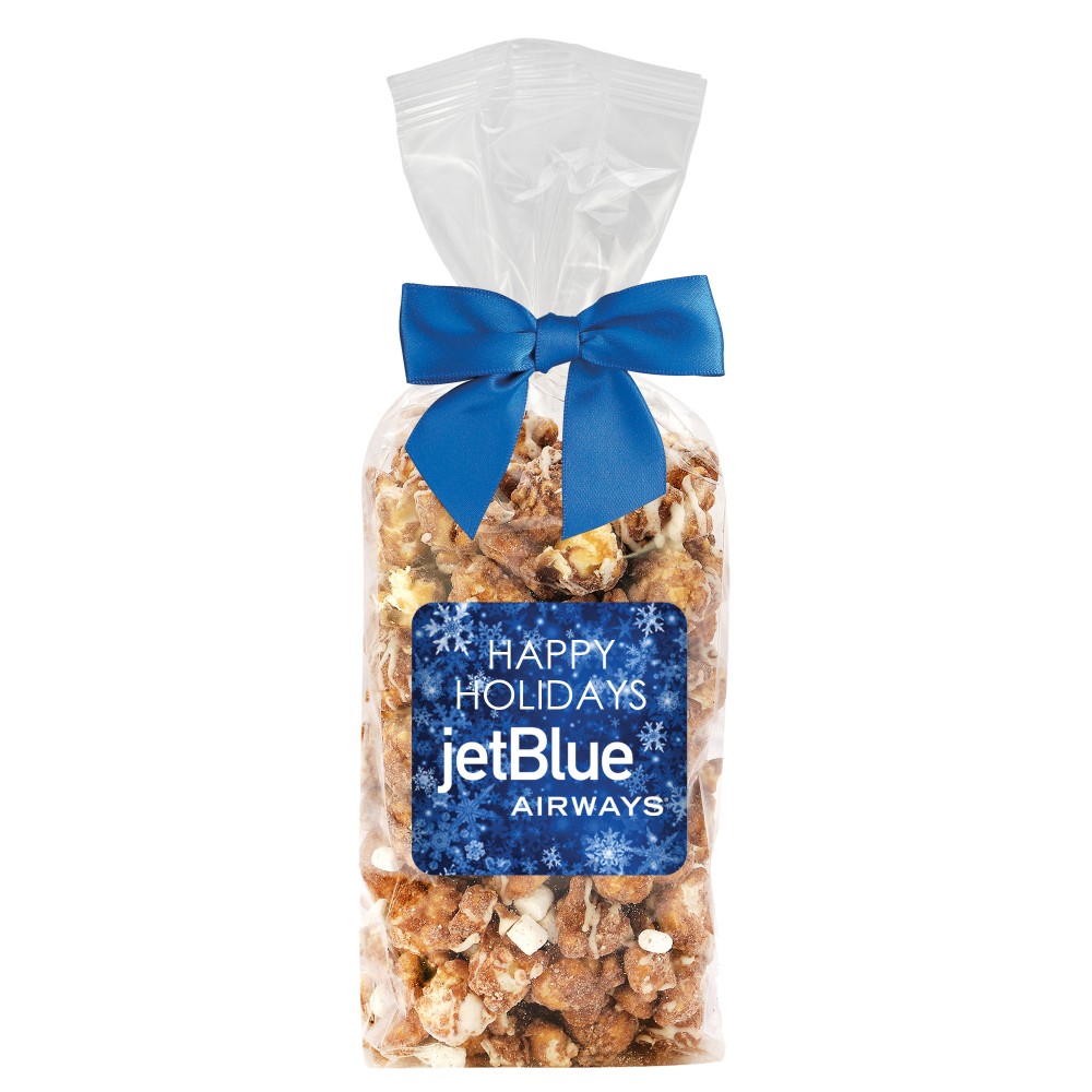 Logo Branded Gourmet Popcorn Gift Bag - Hot Chocolate Popcorn