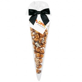 S'mores Popcorn Cone Bag (Small) with Logo
