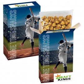 Logo Branded Baseball Popcorn & Snack Boxes - Caramel Popcorn