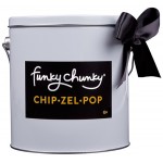 Logo Branded Funky Chunky Chip Zel Pop Pail Gift Tin