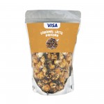 Custom Printed Caramel Latte Popcorn in Resealable Bag