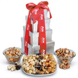Executive Popcorn Tower with Logo