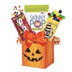 Halloween Pumpkin Snack Basket Custom Imprinted