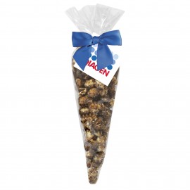Promotional Peanut Butter Cup Popcorn Cone Bag (Large)