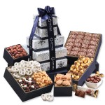 Logo Branded Everything Nice Snowflake Sweets & Treats Tower