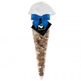 Hot Chocolate Popcorn Cone Bag (Large) Custom Imprinted