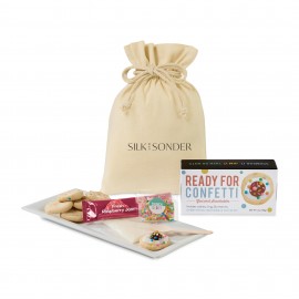 Custom Imprinted Crackerology Kit Starters Gift Bag - Ready For Funfetti Dessert Kit