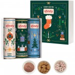 3 Way Crave Snacks Collection - 8" Tube, Option 2 Custom Imprinted