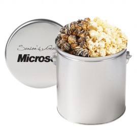 Customized Gallon Popcorn Tins - Savory & Sweet Selections