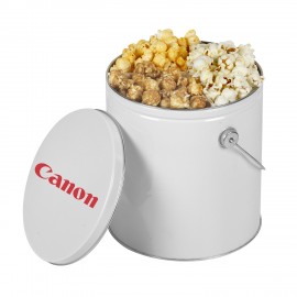Custom Imprinted 1 Gallon Popcorn Tin/Trio