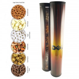 Promotional Six Piece Savory Snack Gift Tube
