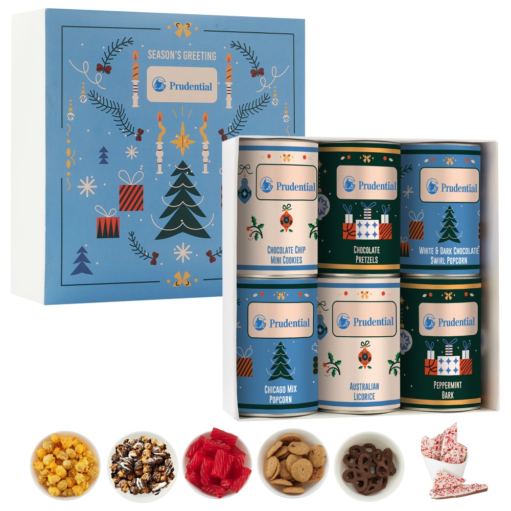 Promotional 6 Way Crave Snacks Collection - 4" Tube, Option 1