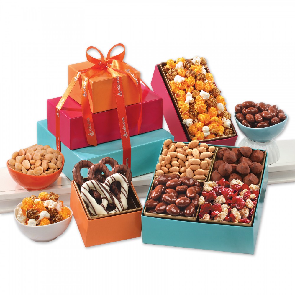 Logo Branded Bright & Bold Flavors Tower