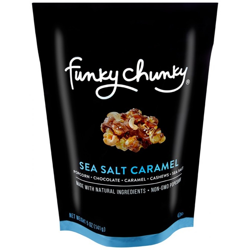 Funky Chunky Sea Salt Caramel 5oz Large Bag Custom Printed