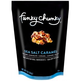 Funky Chunky Sea Salt Caramel 2oz Small Bag Logo Branded