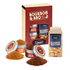 Barbeque Seasoning Gift Box - Bourbon & Barbeque Custom Printed