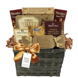 Promotional Snack Sampler Gift Basket