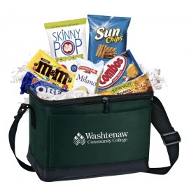 Cooler of Snacks - Hunter Green Custom Printed  Cooler of Snacks - Hunter Green Custom Printed