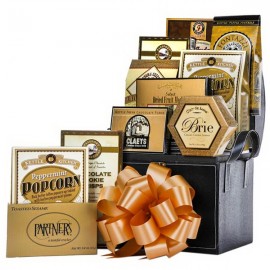 Simply Satisfying Snack Basket Custom Printed  Simply Satisfying Snack Basket Custom Printed