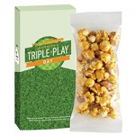 Promotional Game Day Caramel Corn & Peanuts in Custom Box