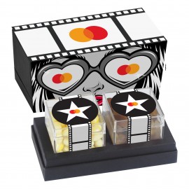 Star Studded 2 Way Signature Cube Candy Collection - This Big Screen Custom Imprinted  Star Studded 2 Way Signature Cube Candy Collection - This Big Screen Custom Imprinted