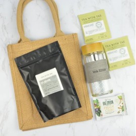 Promotional Tea Jute Gift Tote