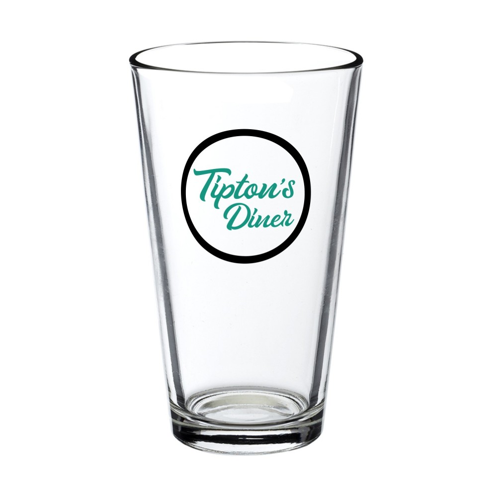 16 oz. ARC Pint Glasses w/ 2 Color Imprint Custom Printed