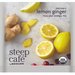 Lemon Ginger Organic Tea with Logo