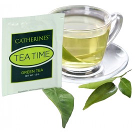 1.5 Oz. Individual Green Tea Bag (Direct Print) with Logo